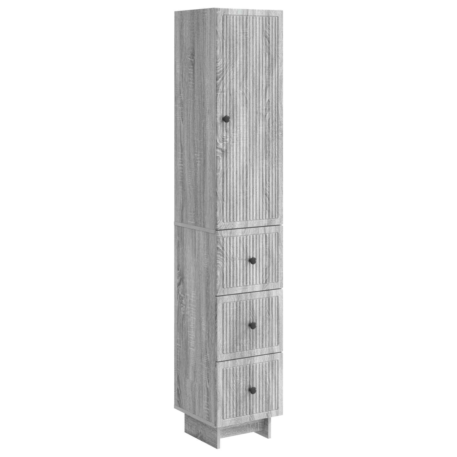 vidaXL Kastenset 2 pcs 33 x 34,5 x 90 cm Bewerkt hout