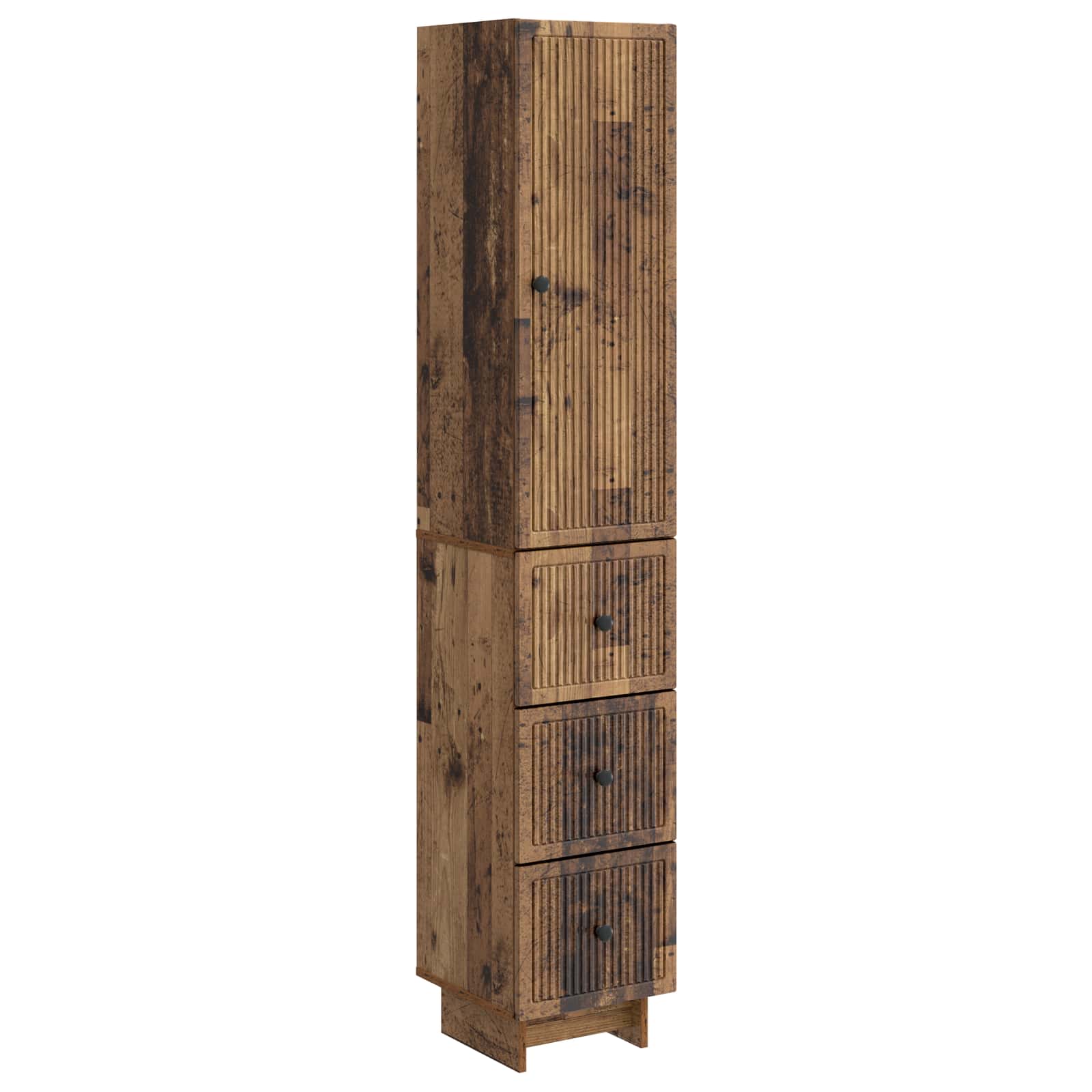 vidaXL Kastenset 2 pcs 33 x 34,5 x 90 cm Bewerkt hout