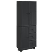 vidaXL Kastenset 2 pcs 66 x 34,5 x 90 cm Bewerkt hout