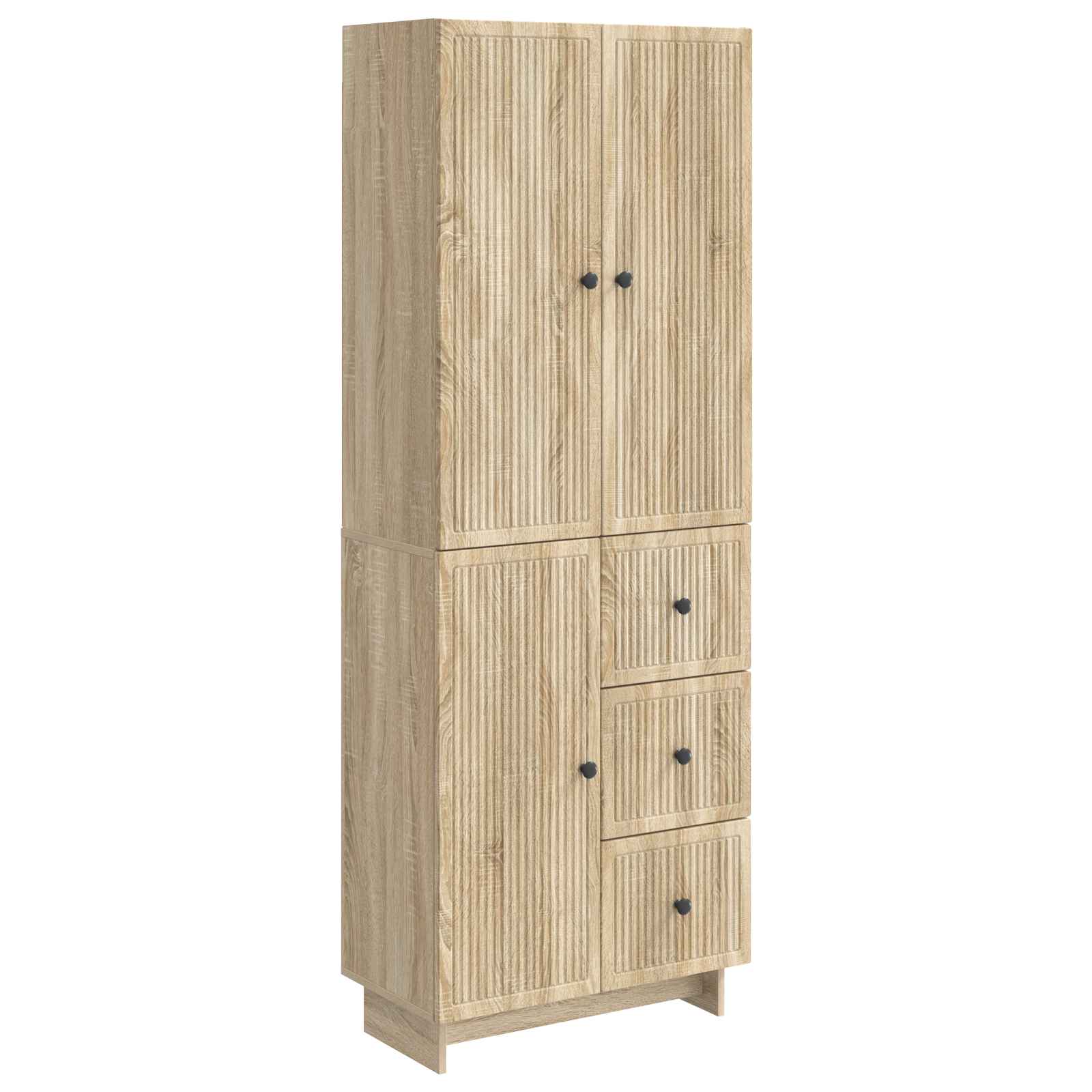 vidaXL Kastenset 2 pcs 66 x 34,5 x 90 cm Bewerkt hout