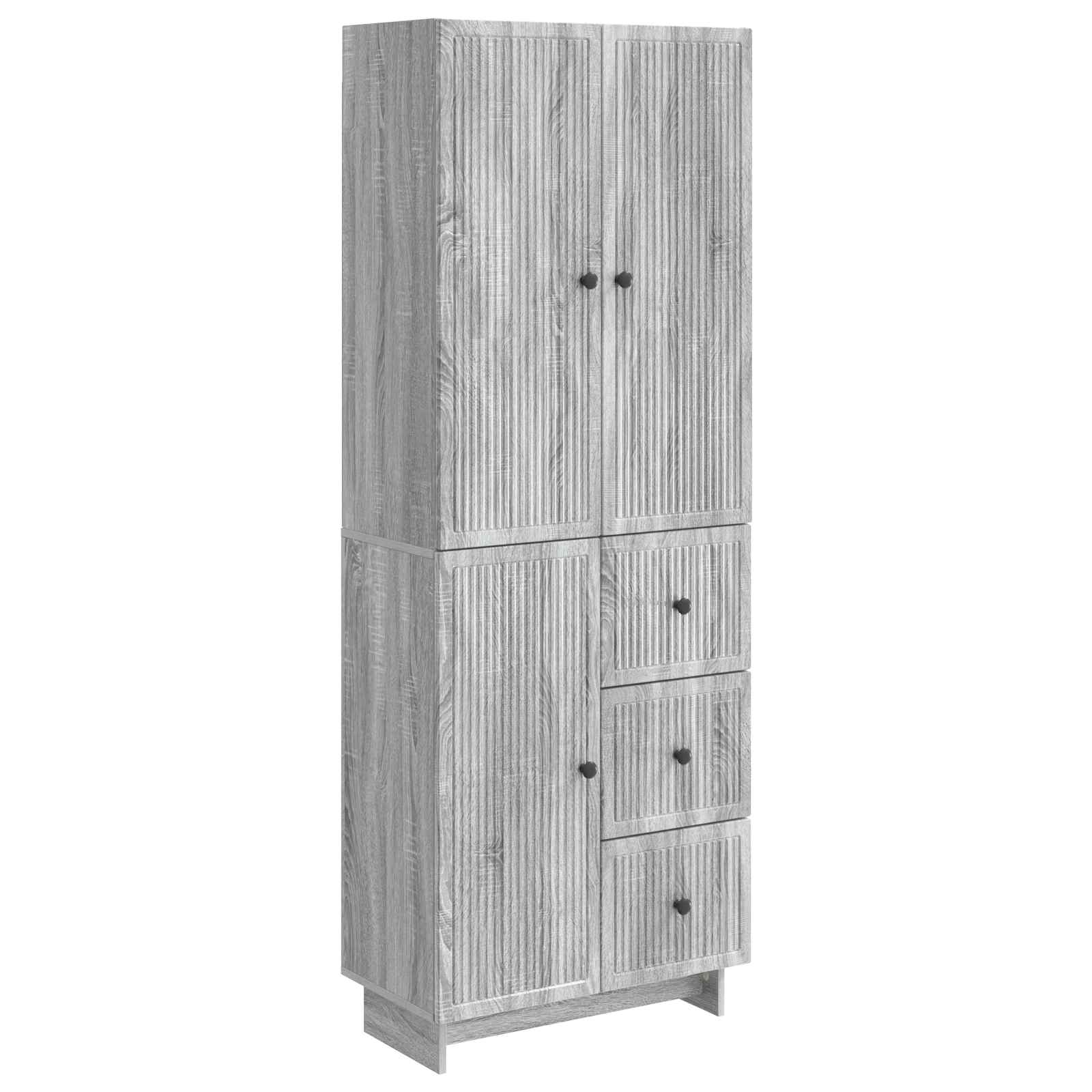 vidaXL Kastenset 2 pcs 66 x 34,5 x 90 cm Bewerkt hout