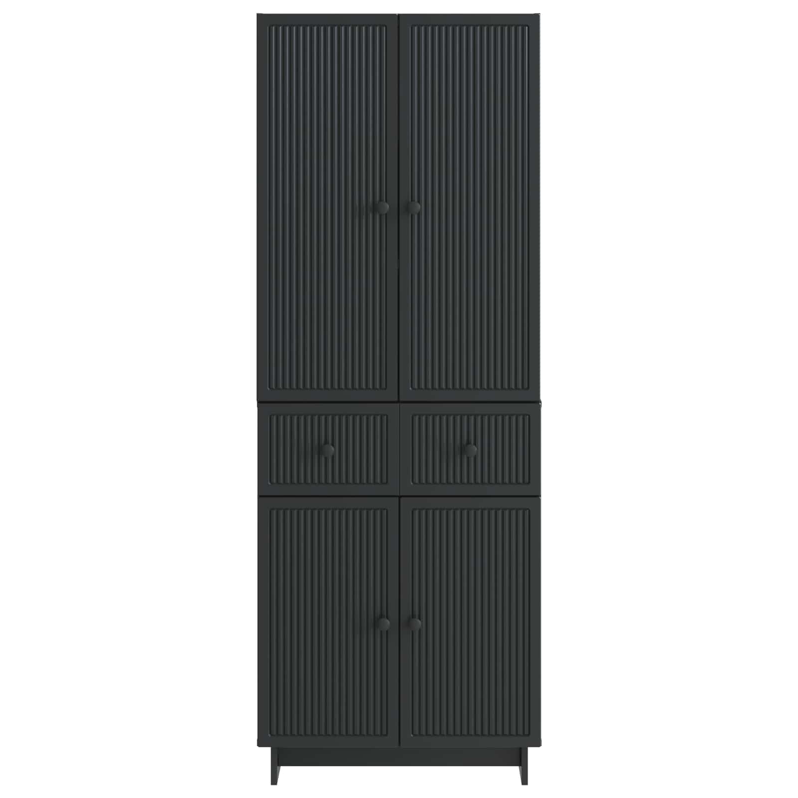 vidaXL Kastenset 2 pcs 66 x 34,5 x 90 cm Bewerkt hout