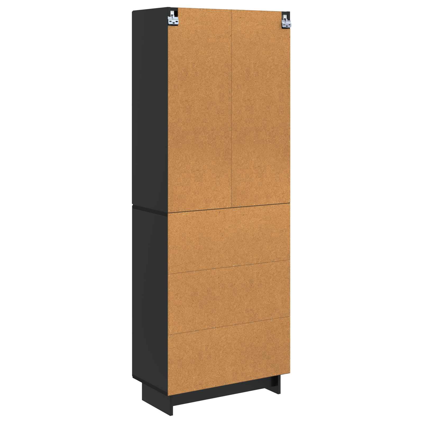 vidaXL Kastenset 2 pcs 66 x 34,5 x 90 cm Bewerkt hout