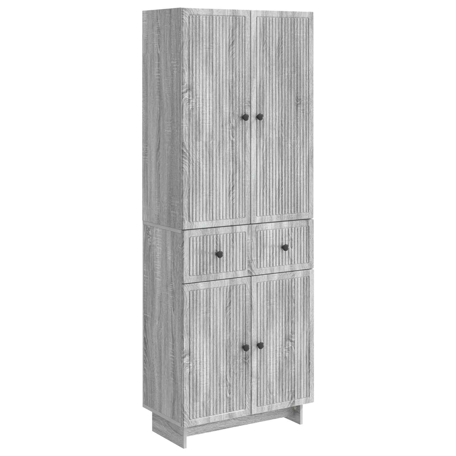 vidaXL Kastenset 2 pcs 66 x 34,5 x 90 cm Bewerkt hout