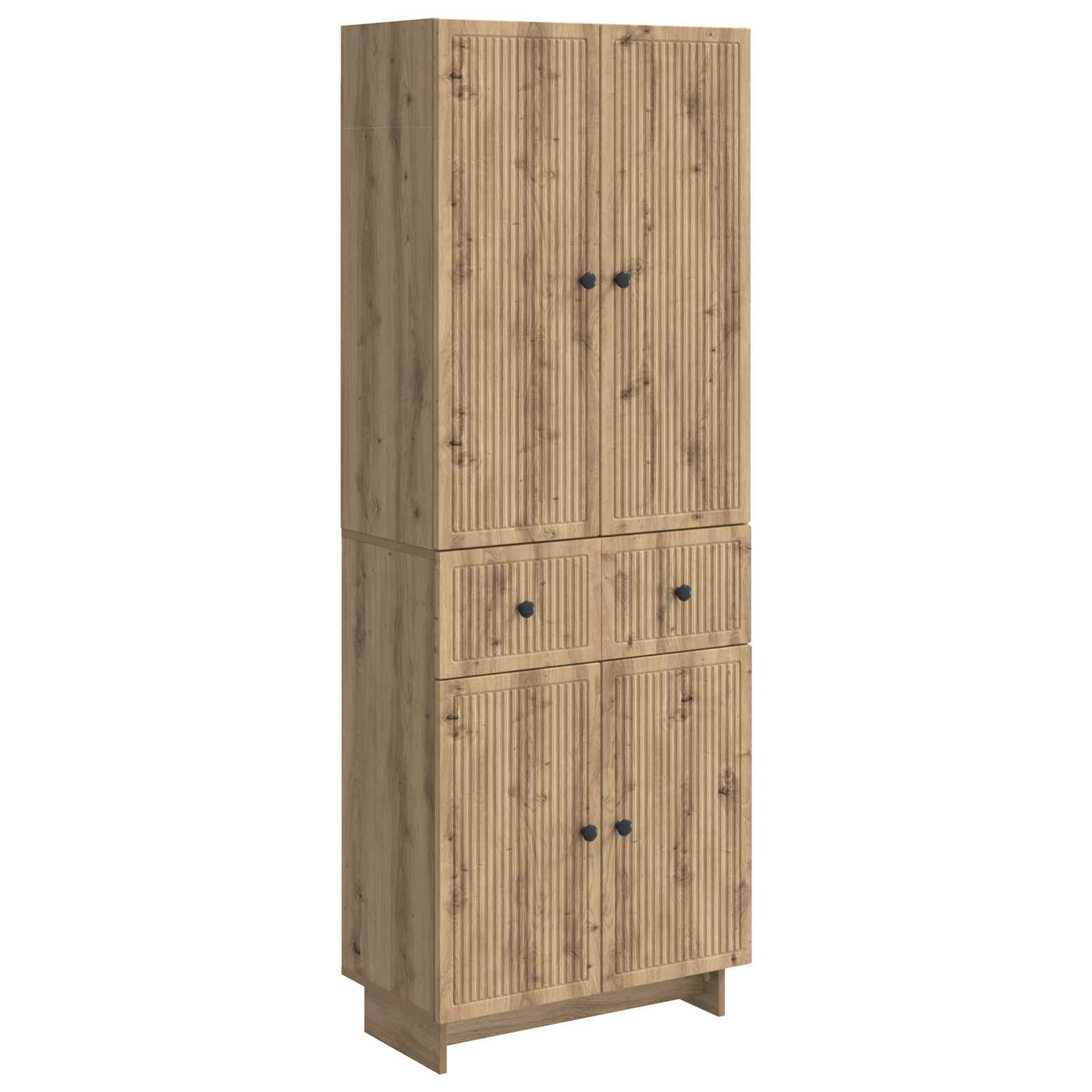 vidaXL Kastenset 2 pcs 66 x 34,5 x 90 cm Bewerkt hout