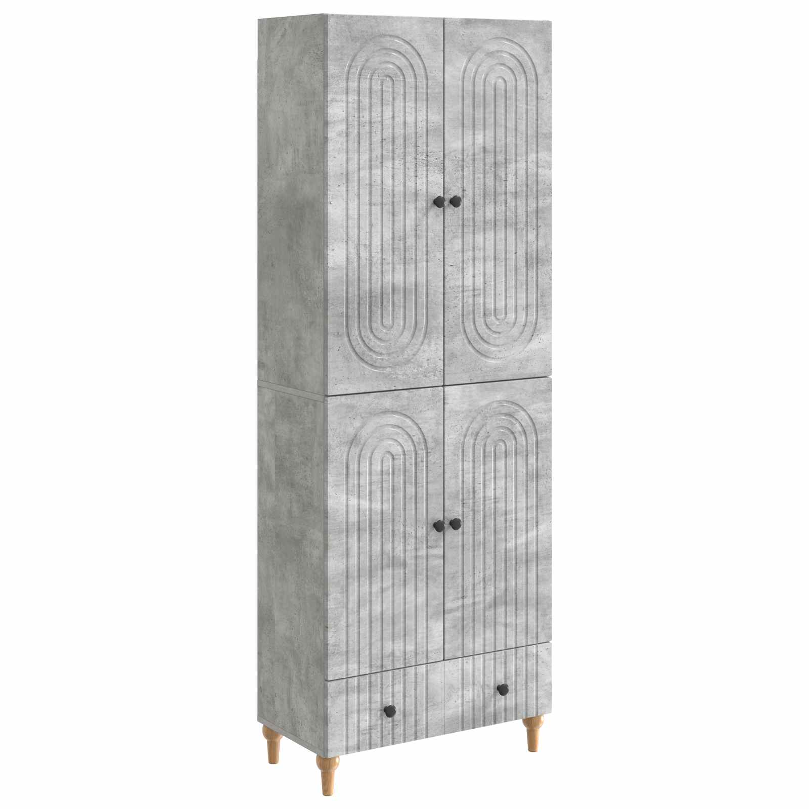 vidaXL Kastenset 2 pcs 66 x 34,5 x 95 cm Bewerkt hout