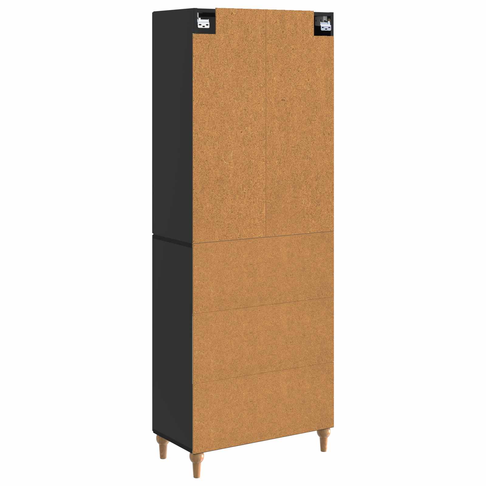 vidaXL Kastenset 2 pcs 66 x 34,5 x 90 cm Bewerkt hout
