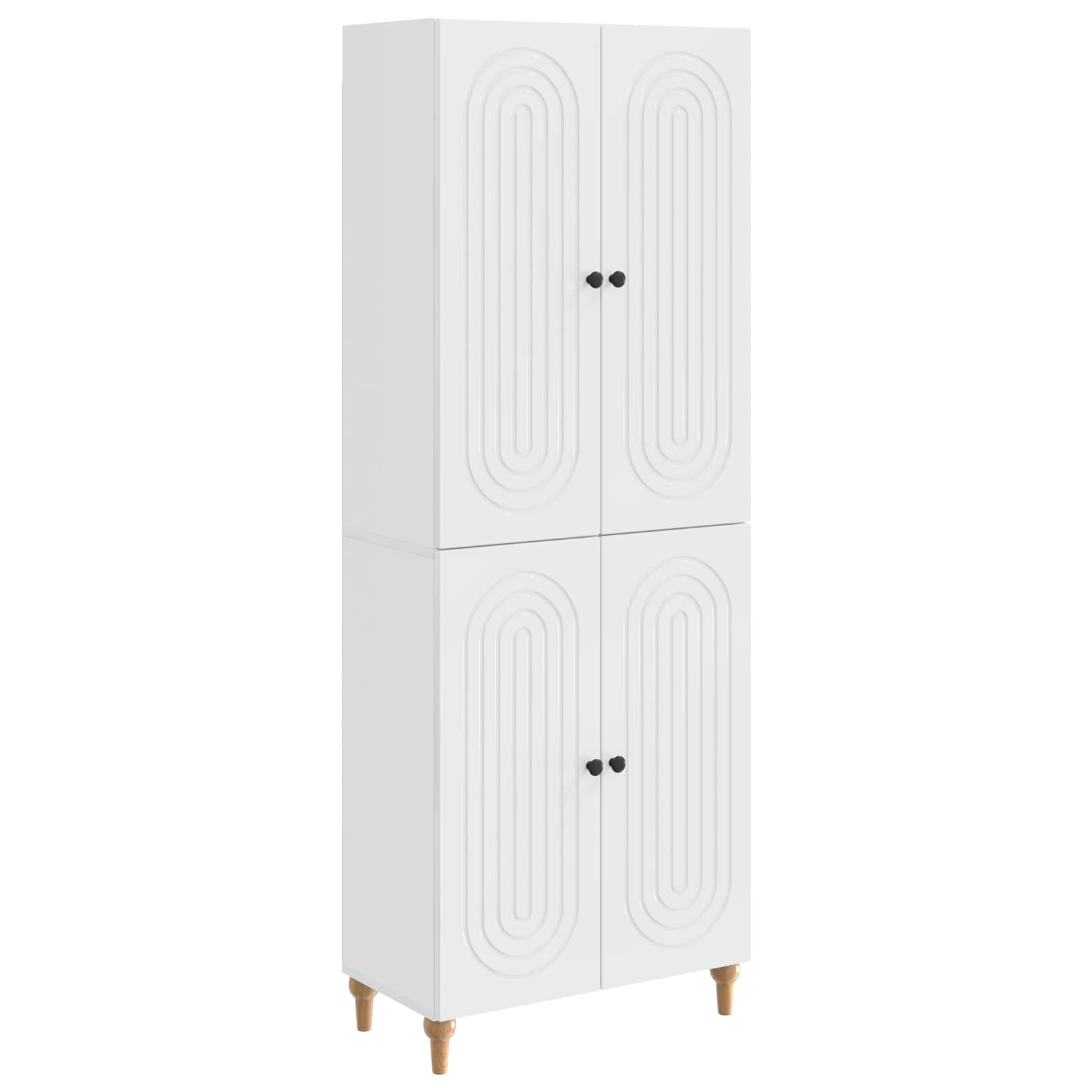 vidaXL Kastenset 2 pcs 66 x 34,5 x 90 cm Bewerkt hout