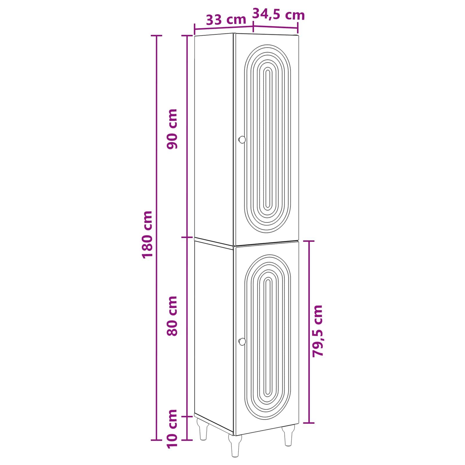 vidaXL Kastenset 2 pcs Zwart Bewerkt hout