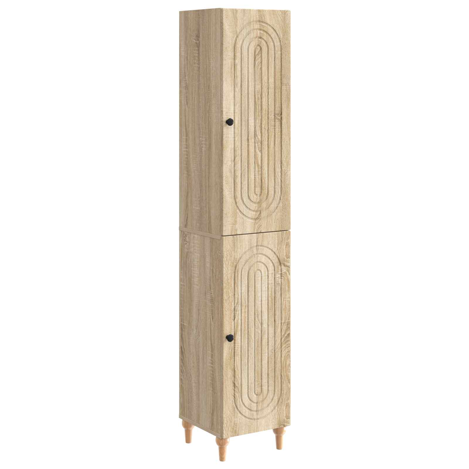vidaXL Kastenset 2 pcs Zwart Bewerkt hout