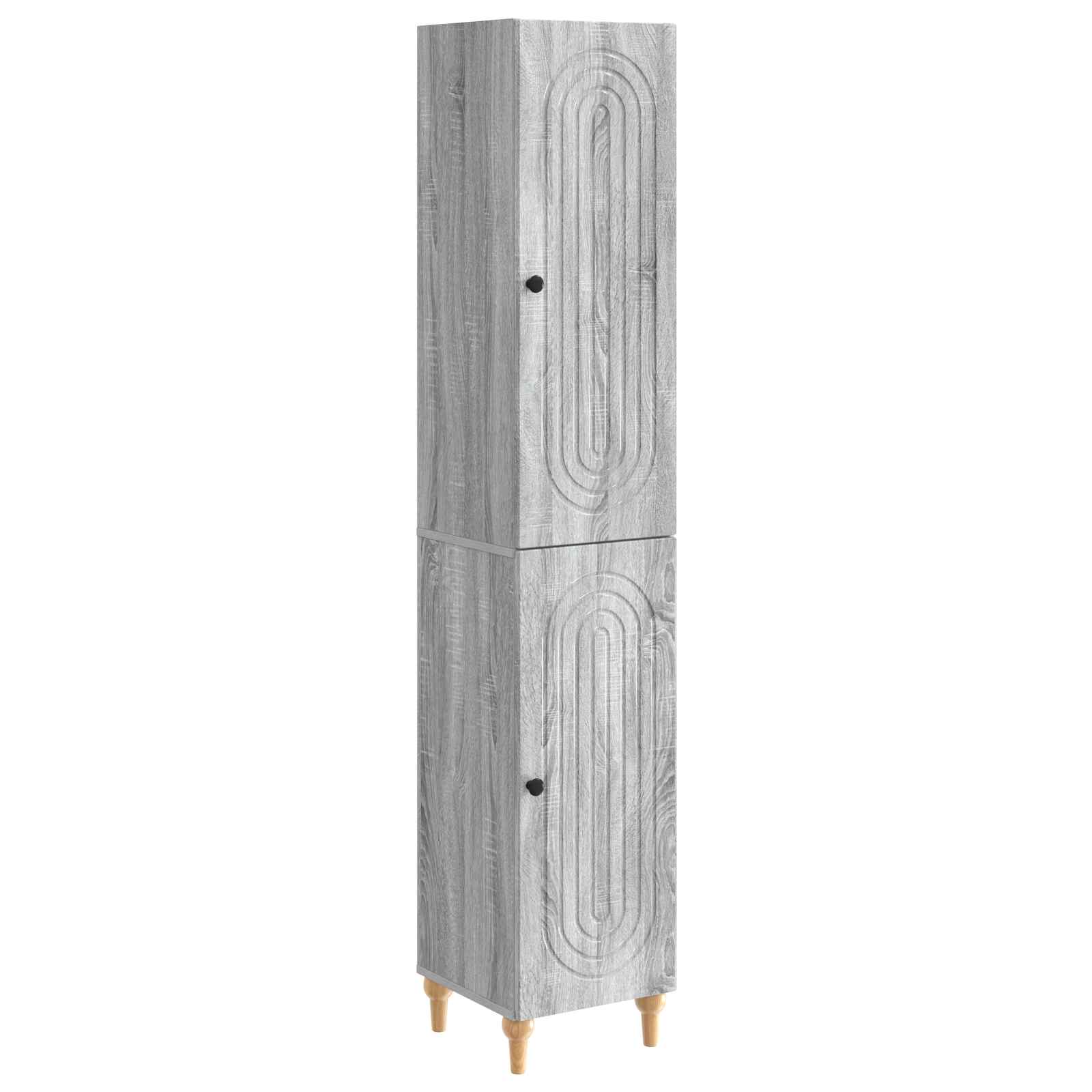 vidaXL Kastenset 2 pcs Zwart Bewerkt hout