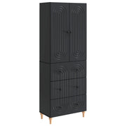 vidaXL Kastenset 2 pcs 66 x 34,5 x 90 cm Bewerkt hout