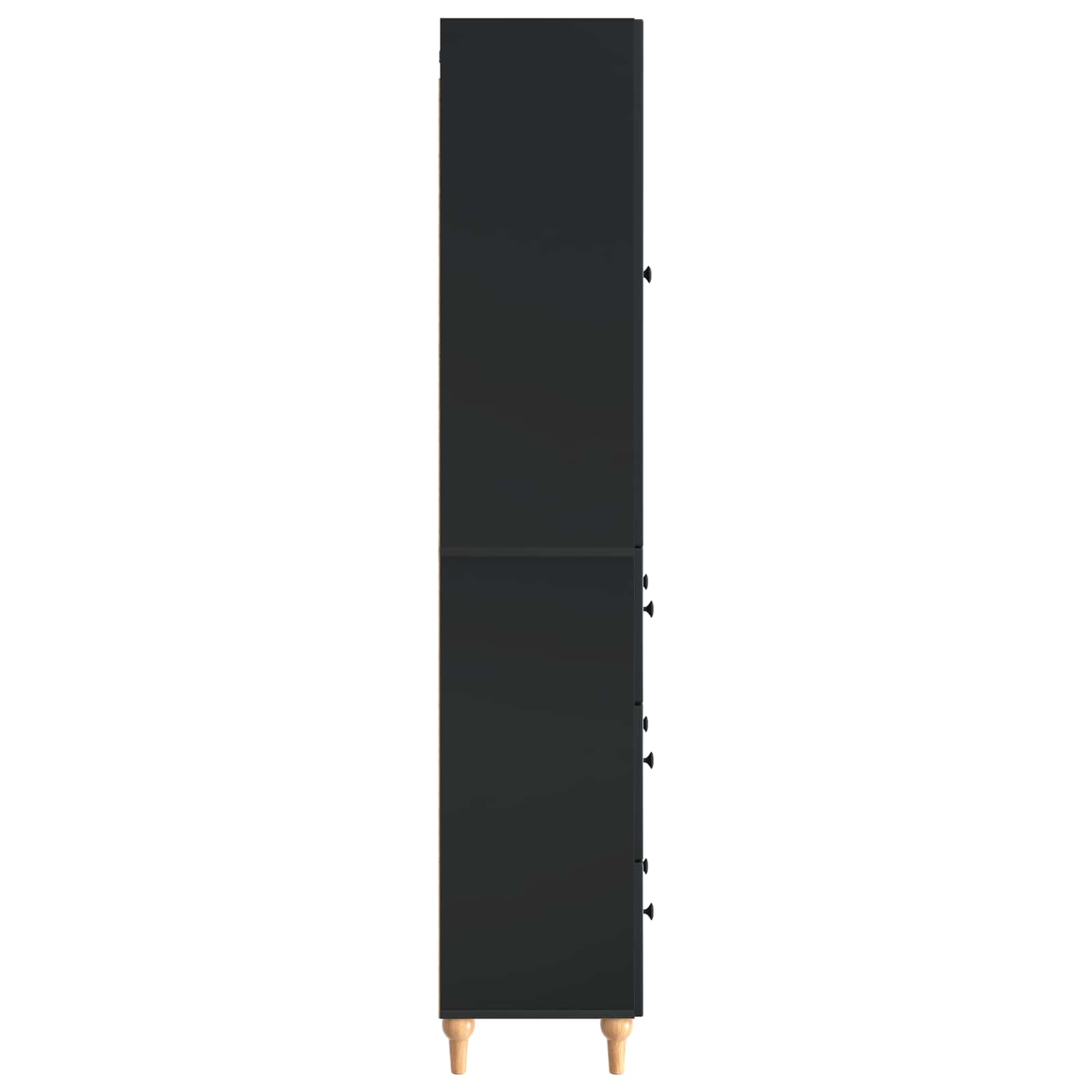 vidaXL Kastenset 2 pcs 66 x 34,5 x 90 cm Bewerkt hout