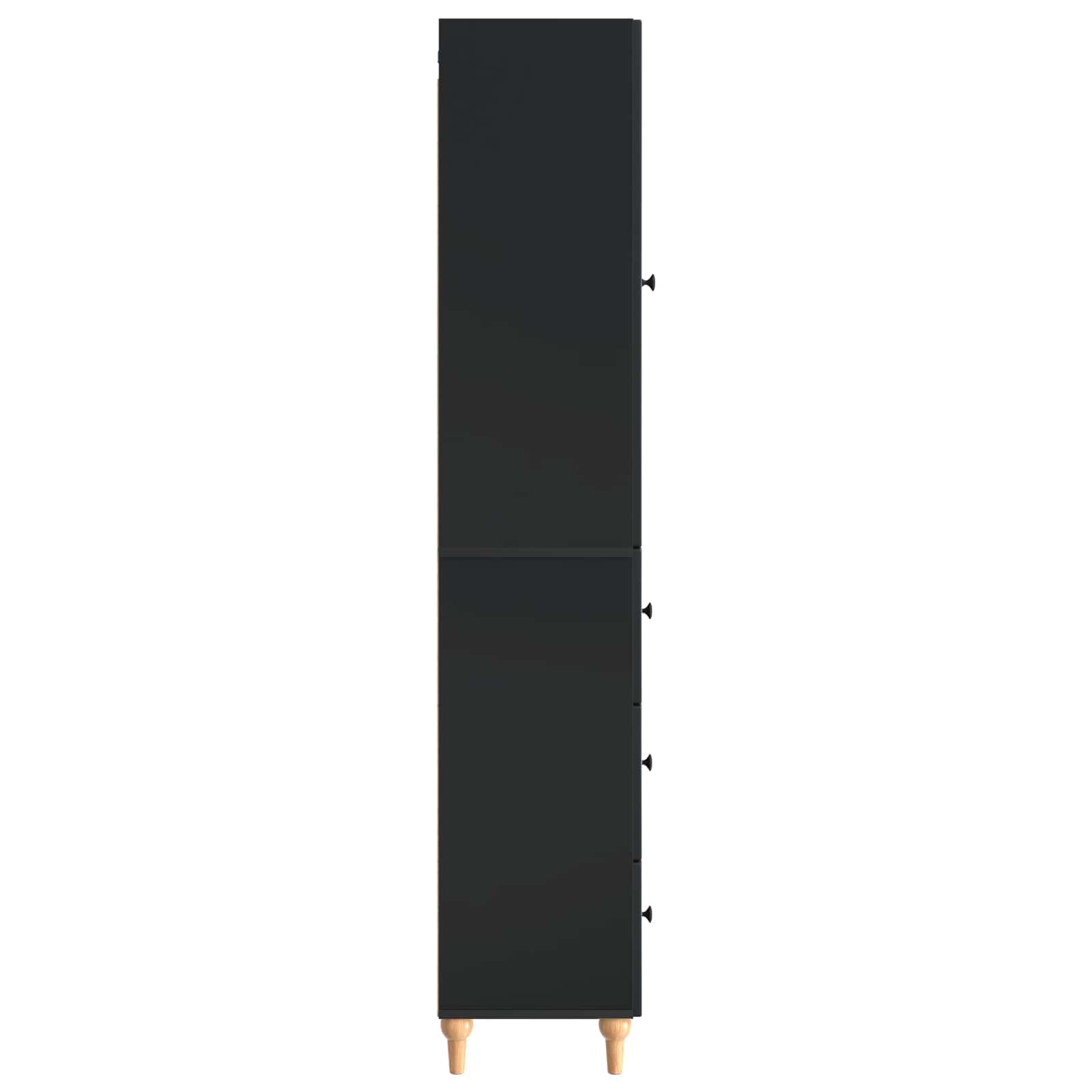 vidaXL Kastenset 2 pcs 33 x 34,5 x 90 cm Bewerkt hout