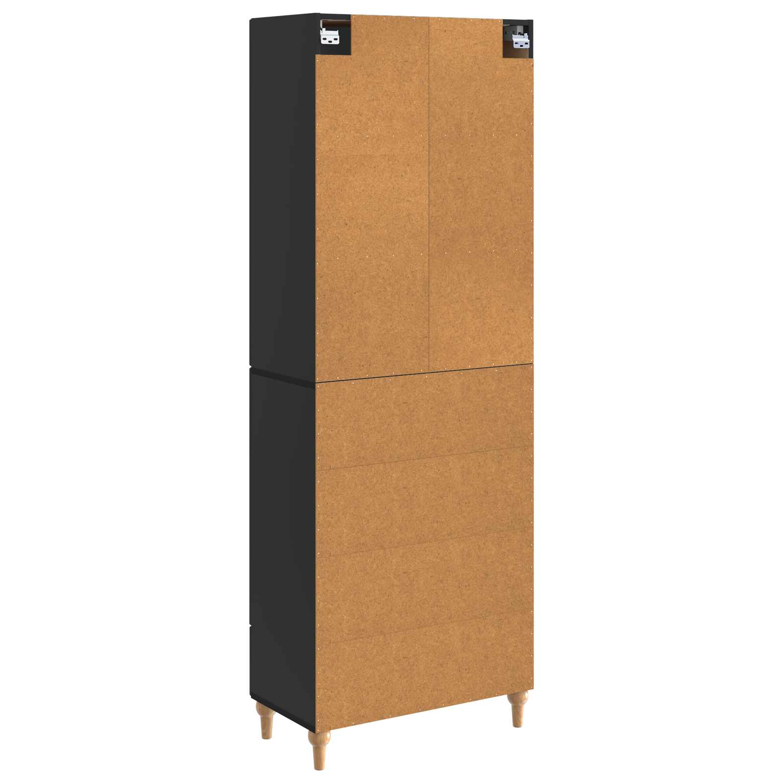 vidaXL Kastenset 2 pcs 66 x 34,5 x 90 cm Bewerkt hout