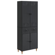 vidaXL Kastenset 2 pcs 66 x 34,5 x 90 cm Bewerkt hout