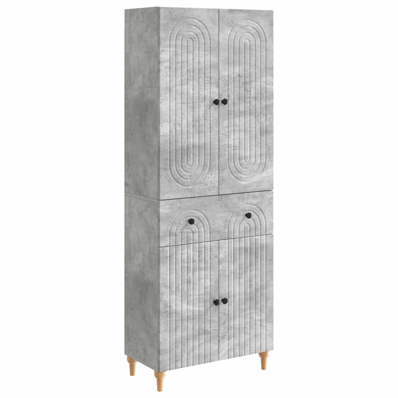 vidaXL Kastenset 2 pcs 66 x 34,5 x 90 cm Bewerkt hout