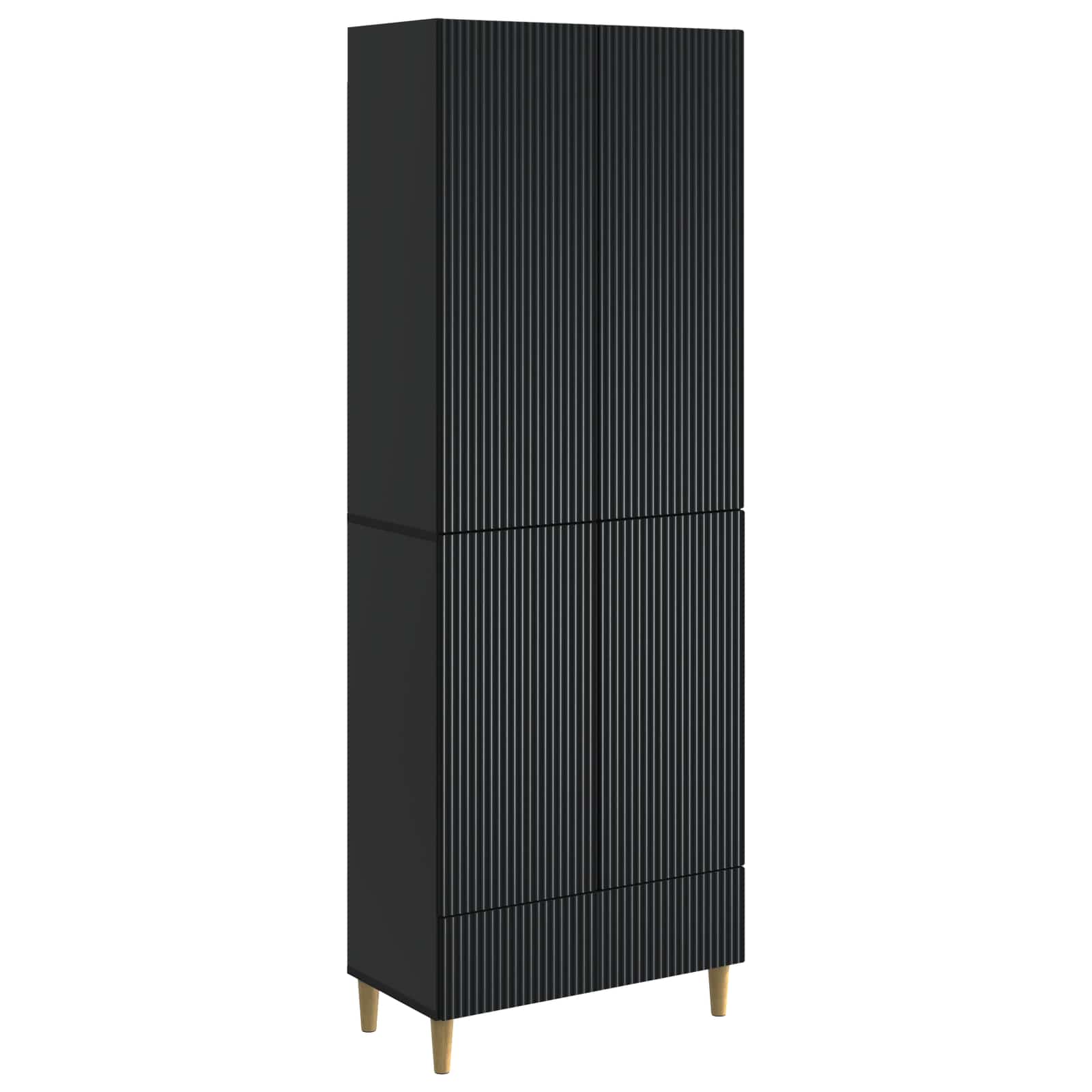 vidaXL Kastenset 2 pcs 66 x 34,5 x 95 cm Bewerkt hout