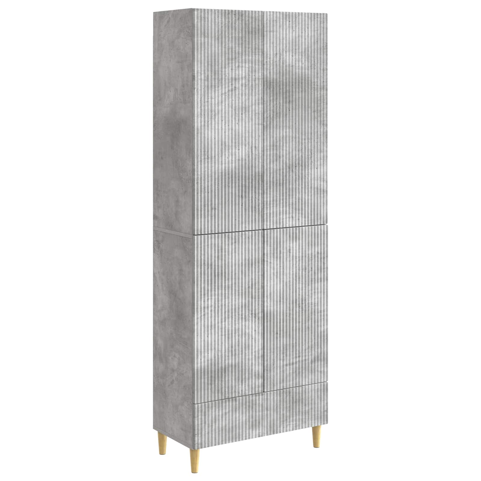 vidaXL Kastenset 2 pcs 66 x 34,5 x 95 cm Bewerkt hout