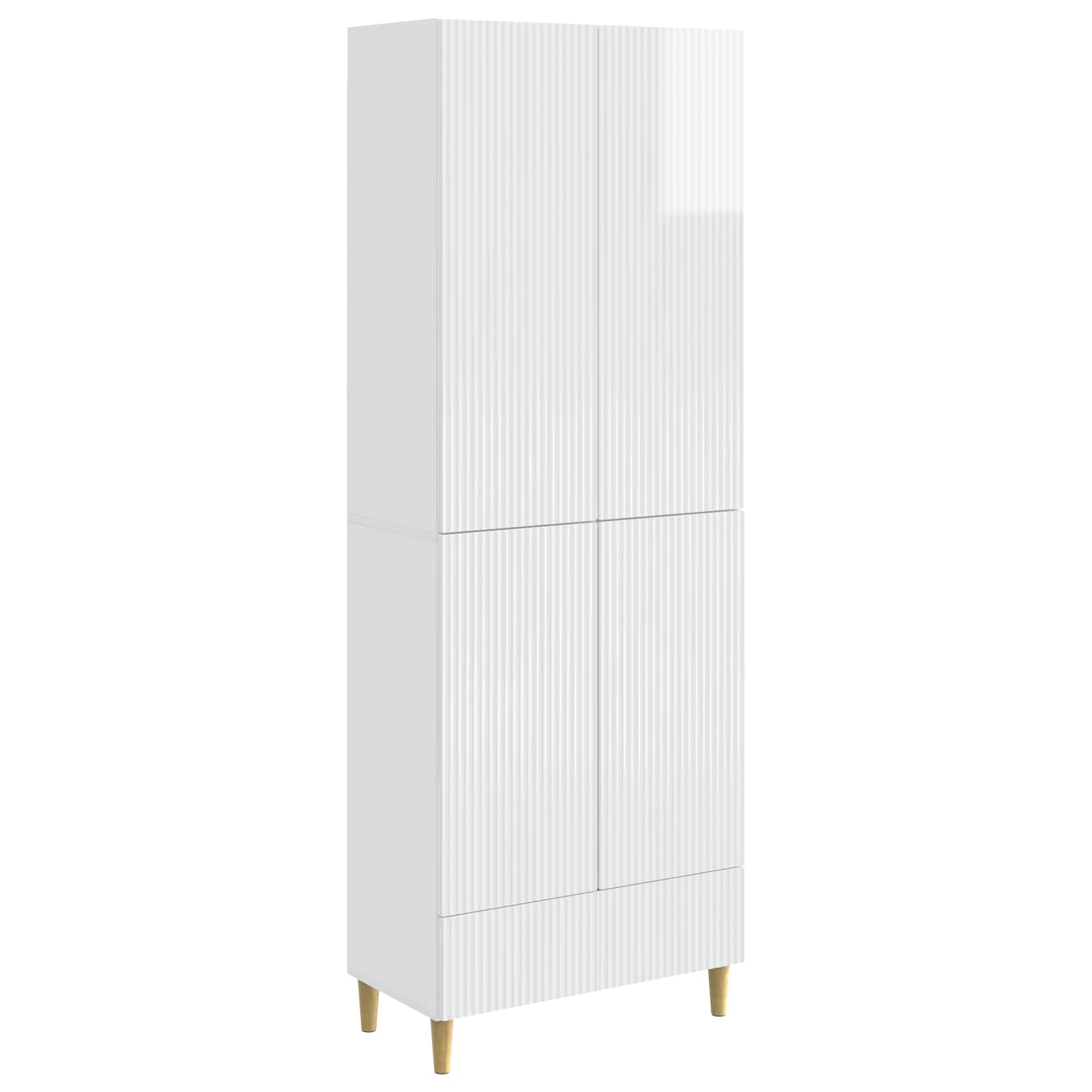 vidaXL Kastenset 2 pcs 66 x 34,5 x 95 cm Bewerkt hout