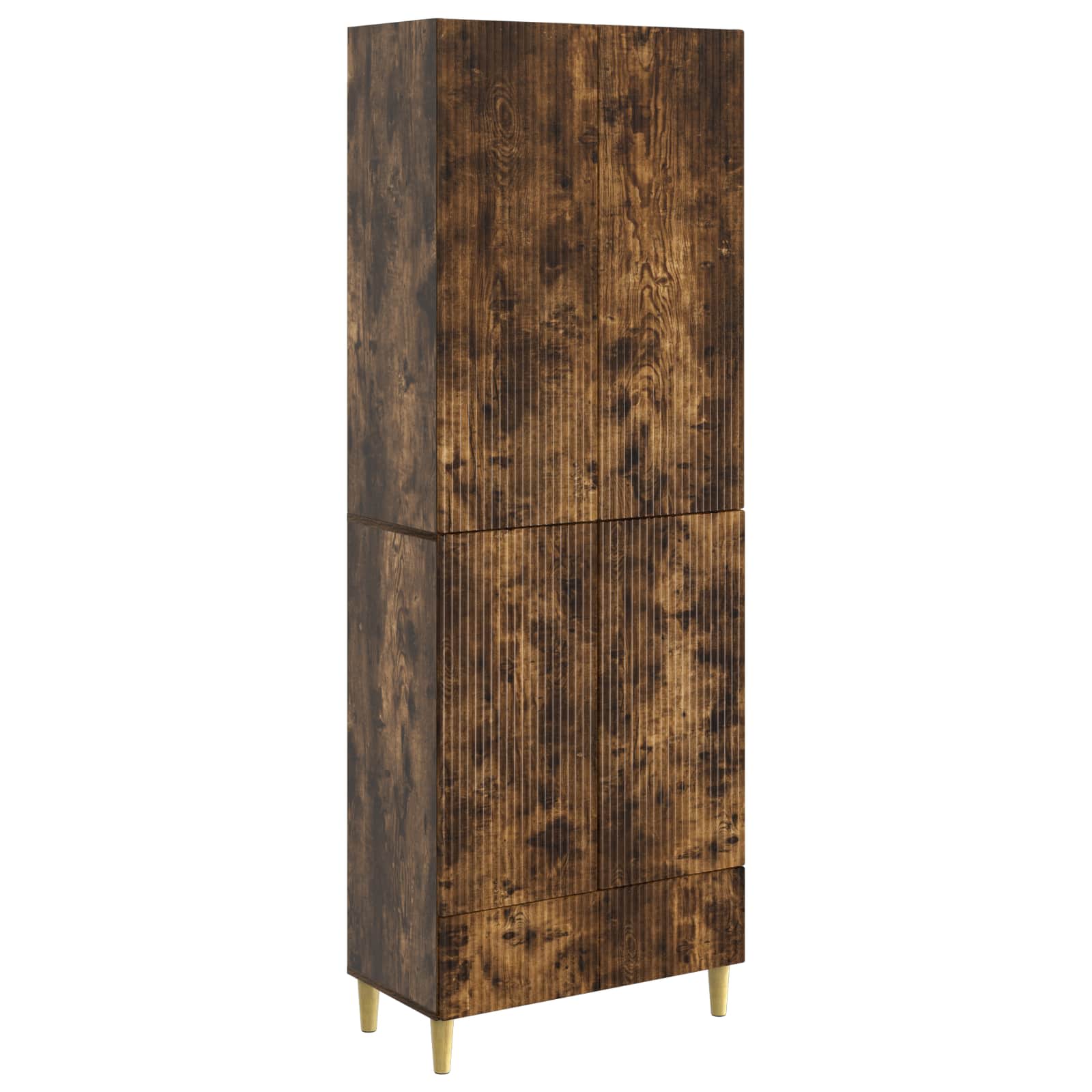 vidaXL Kastenset 2 pcs 66 x 34,5 x 95 cm Bewerkt hout