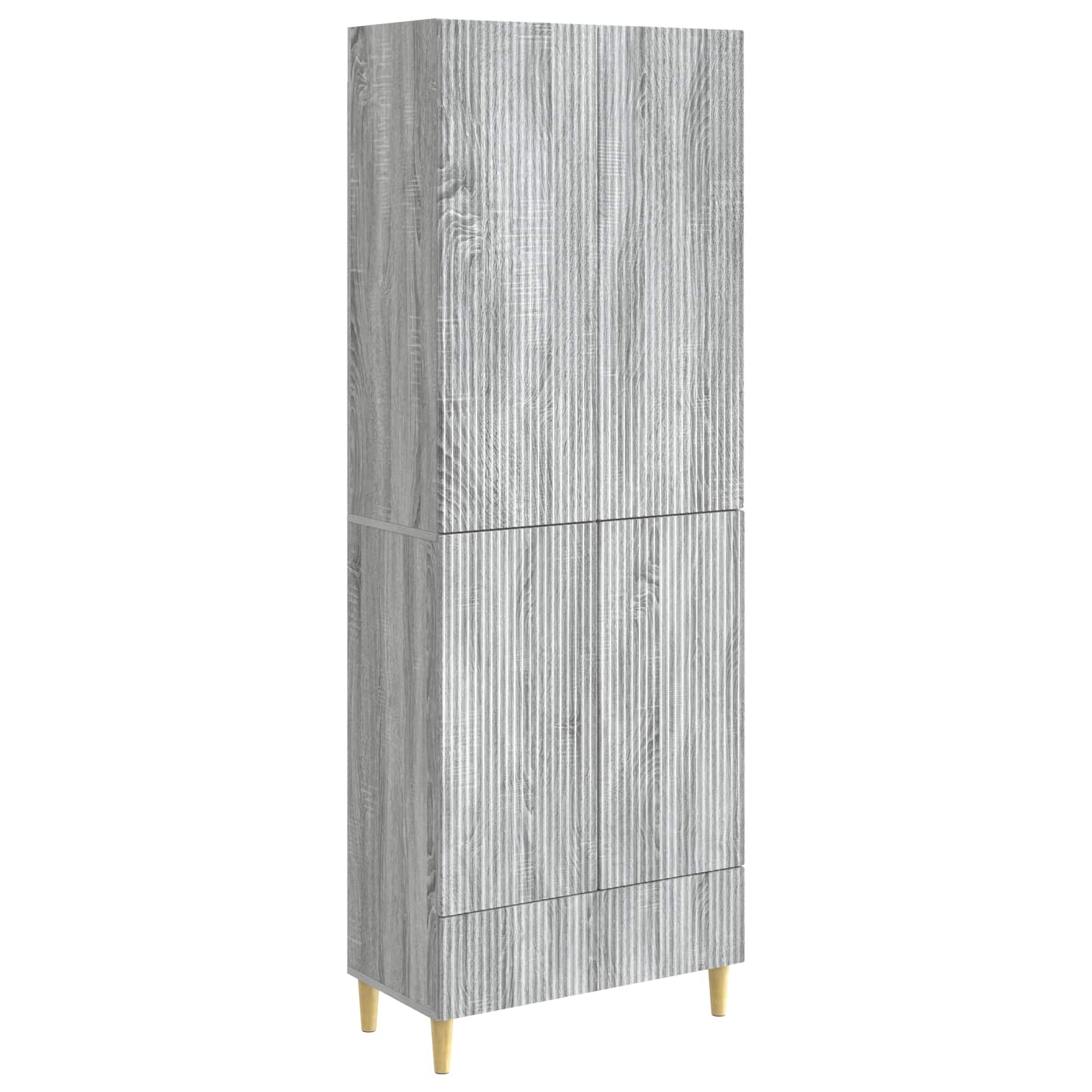 vidaXL Kastenset 2 pcs 66 x 34,5 x 95 cm Bewerkt hout