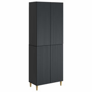 vidaXL Kastenset 2 pcs 66 x 34,5 x 90 cm Bewerkt hout