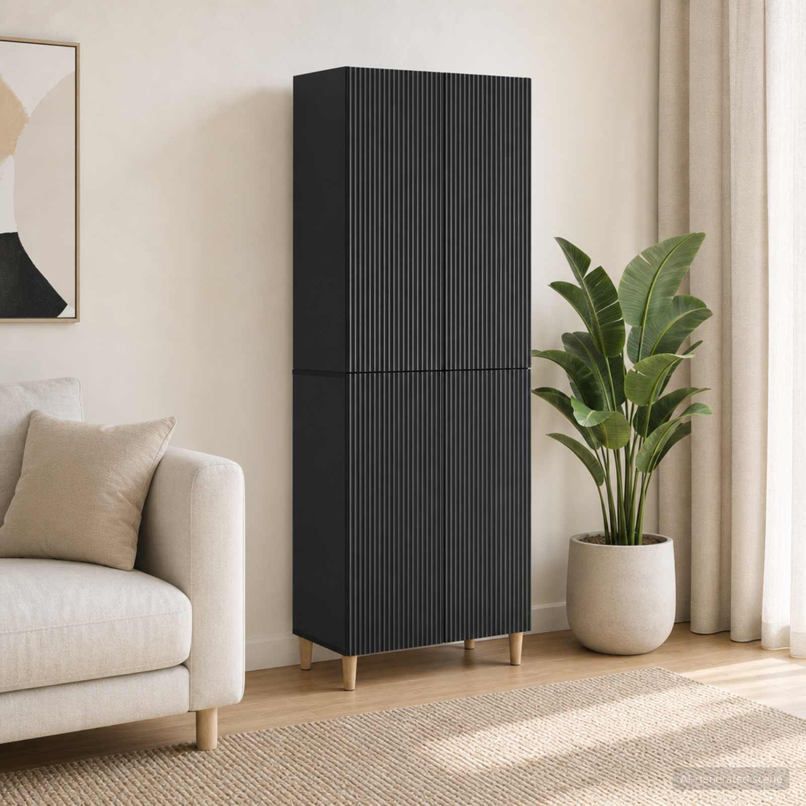 vidaXL Kastenset 2 pcs 66 x 34,5 x 90 cm Bewerkt hout