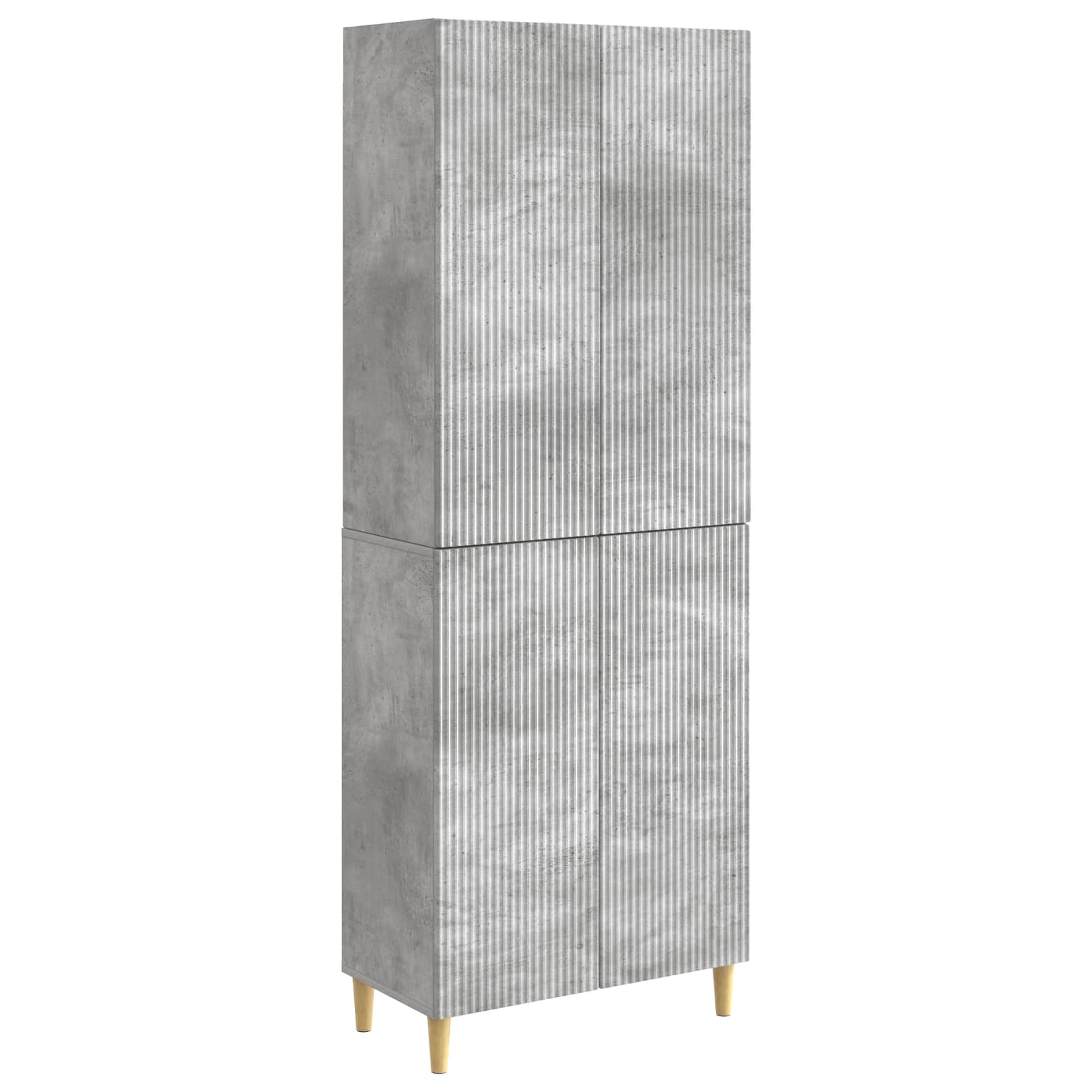 vidaXL Kastenset 2 pcs 66 x 34,5 x 90 cm Bewerkt hout