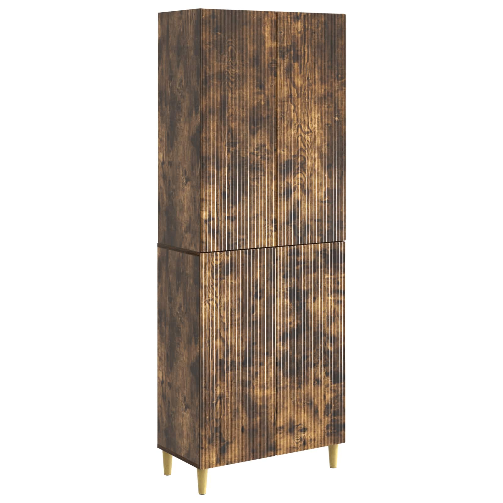 vidaXL Kastenset 2 pcs 66 x 34,5 x 90 cm Bewerkt hout
