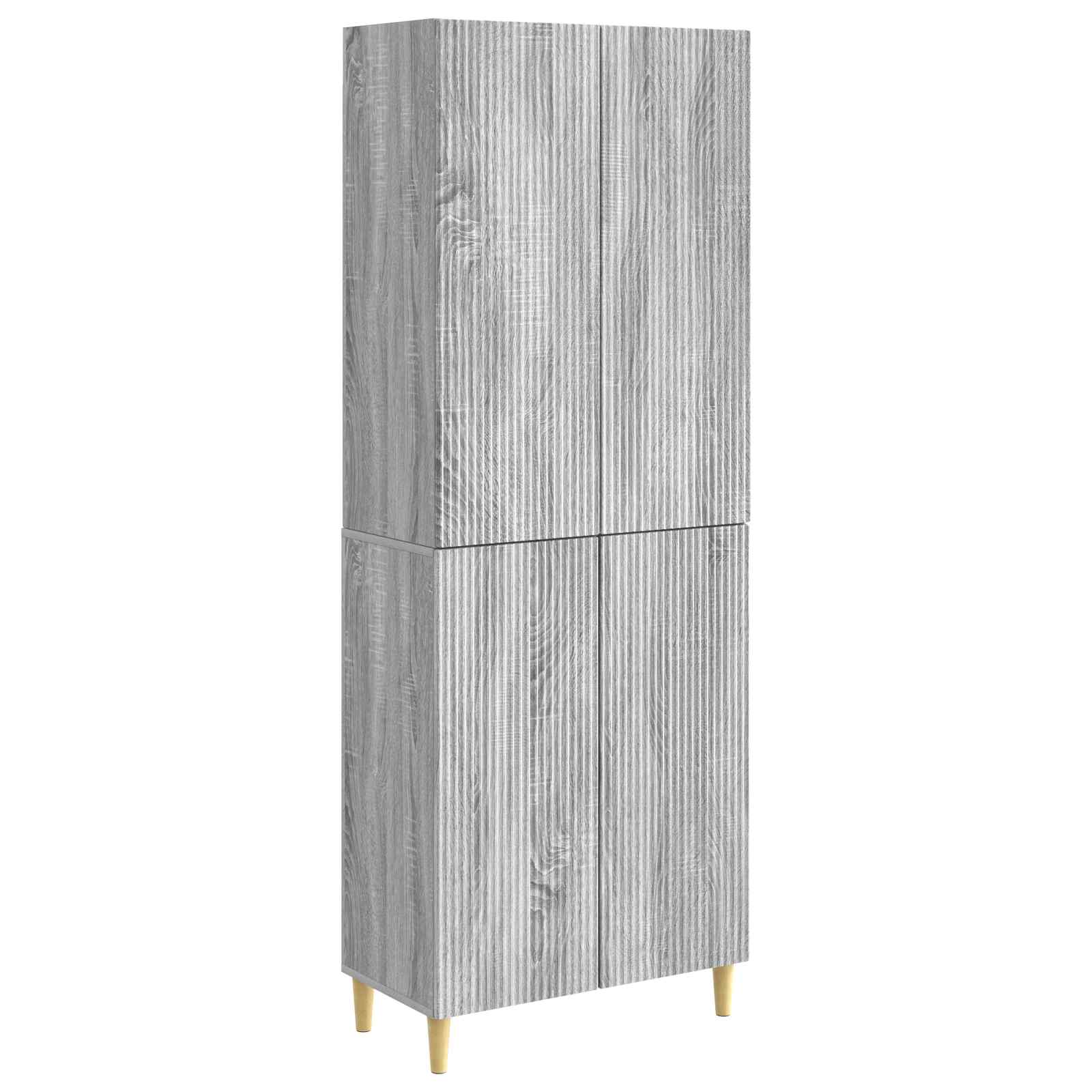 vidaXL Kastenset 2 pcs 66 x 34,5 x 90 cm Bewerkt hout