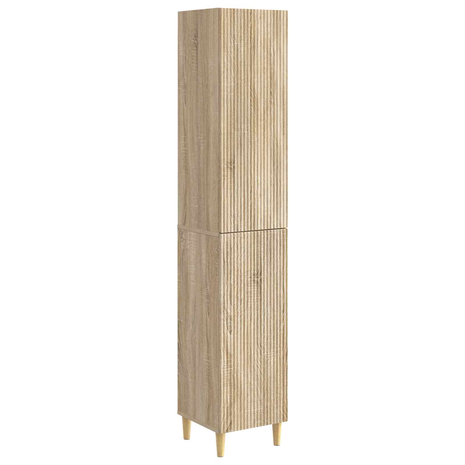 vidaXL Kastenset 2 pcs 33 x 34,5 x 90 cm Bewerkt hout