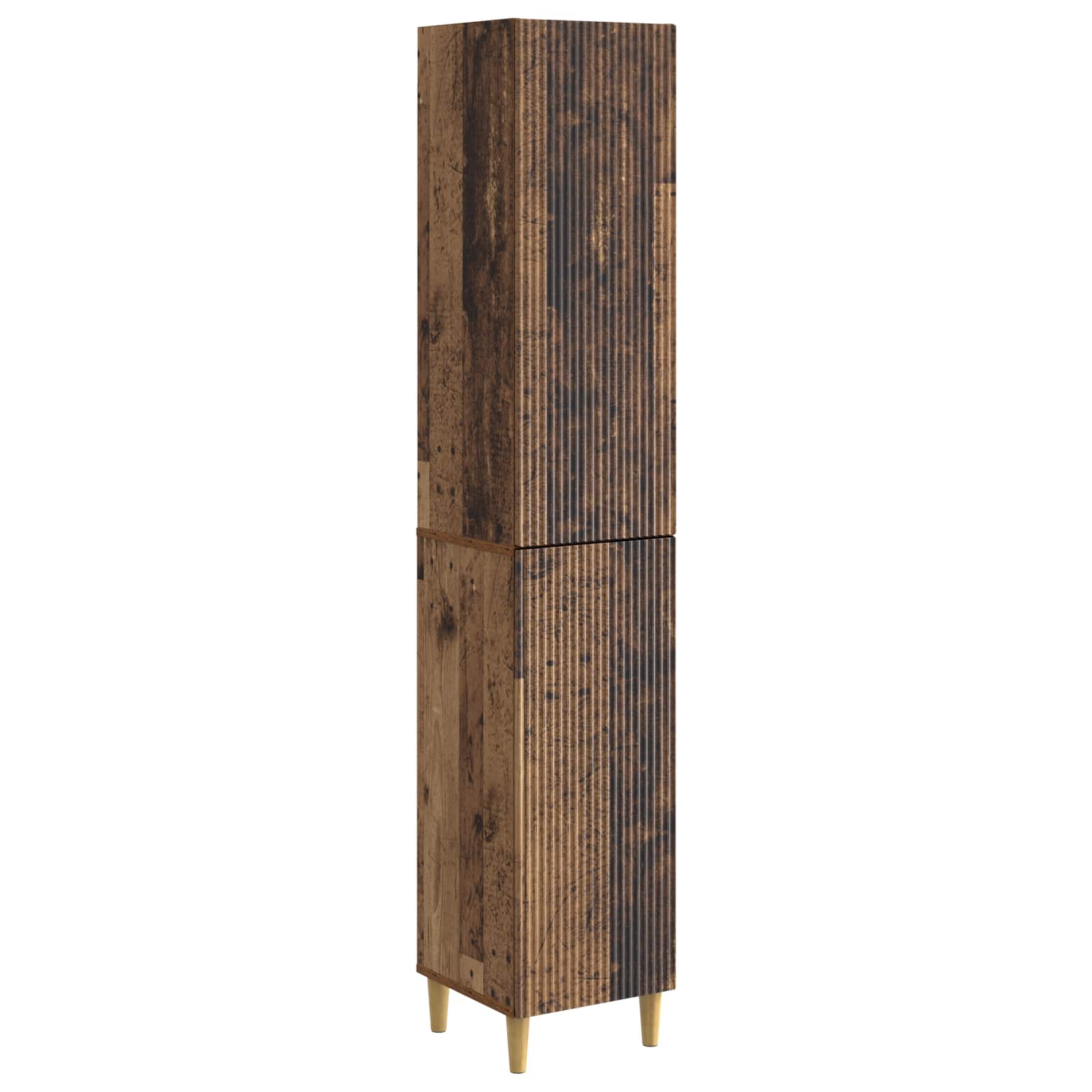 vidaXL Kastenset 2 pcs 33 x 34,5 x 90 cm Bewerkt hout