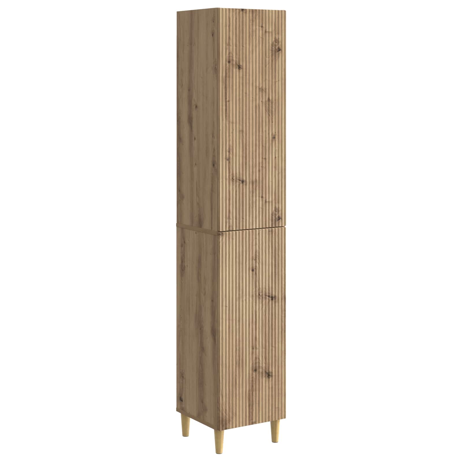 vidaXL Kastenset 2 pcs 33 x 34,5 x 90 cm Bewerkt hout