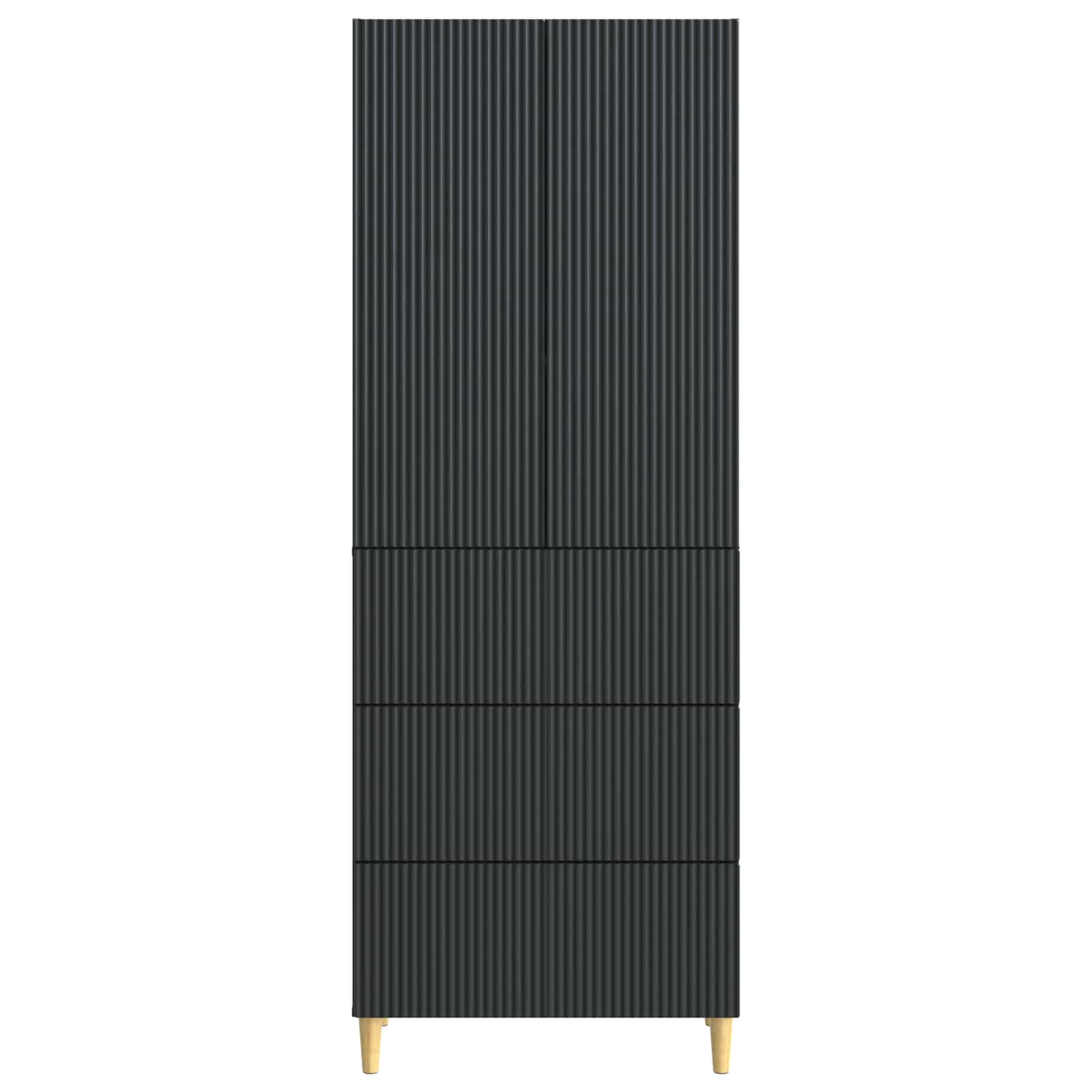 vidaXL Kastenset 2 pcs 66 x 34,5 x 90 cm Bewerkt hout