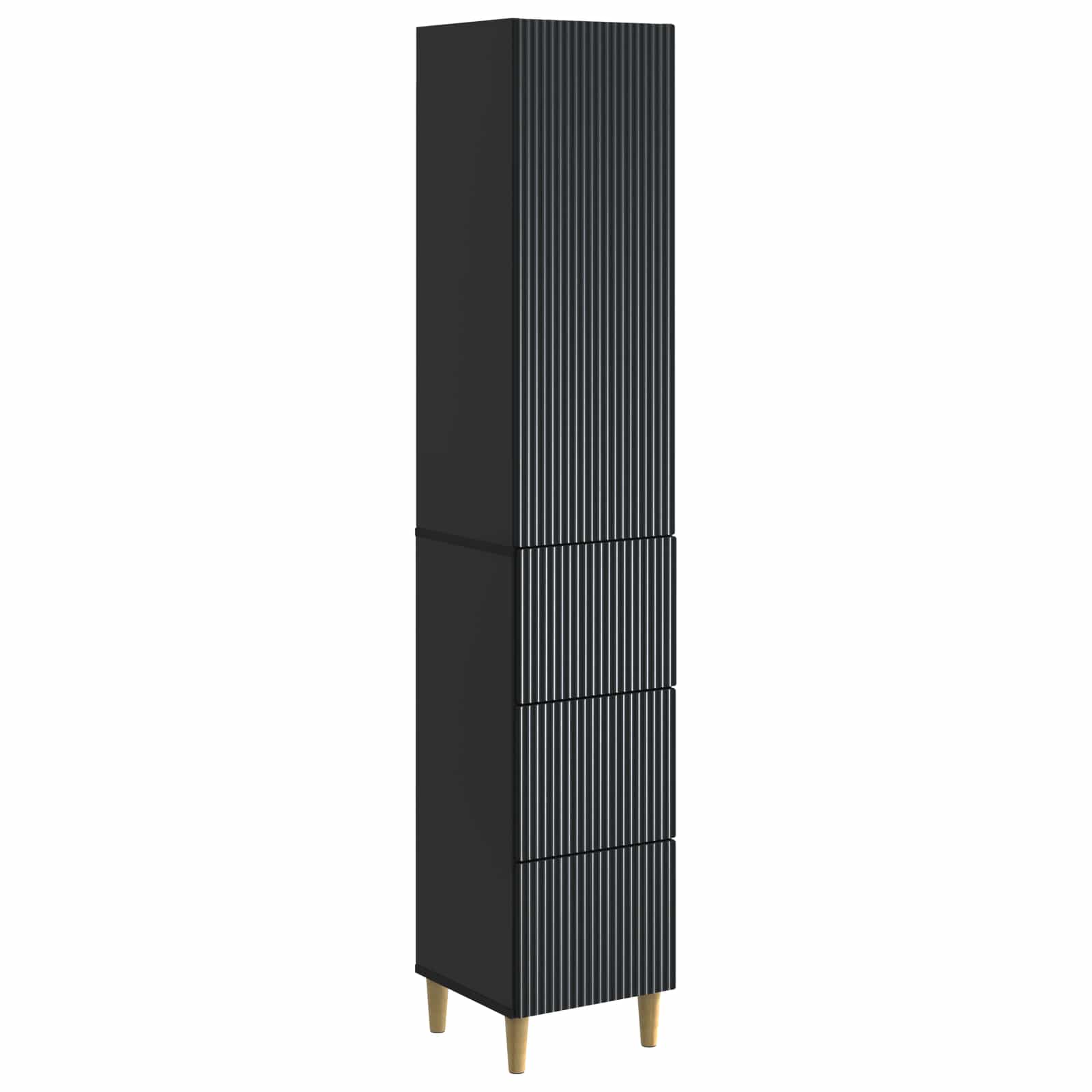 vidaXL Kastenset 2 pcs 33 x 34,5 x 90 cm Bewerkt hout