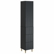 vidaXL Kastenset 2 pcs 33 x 34,5 x 90 cm Bewerkt hout