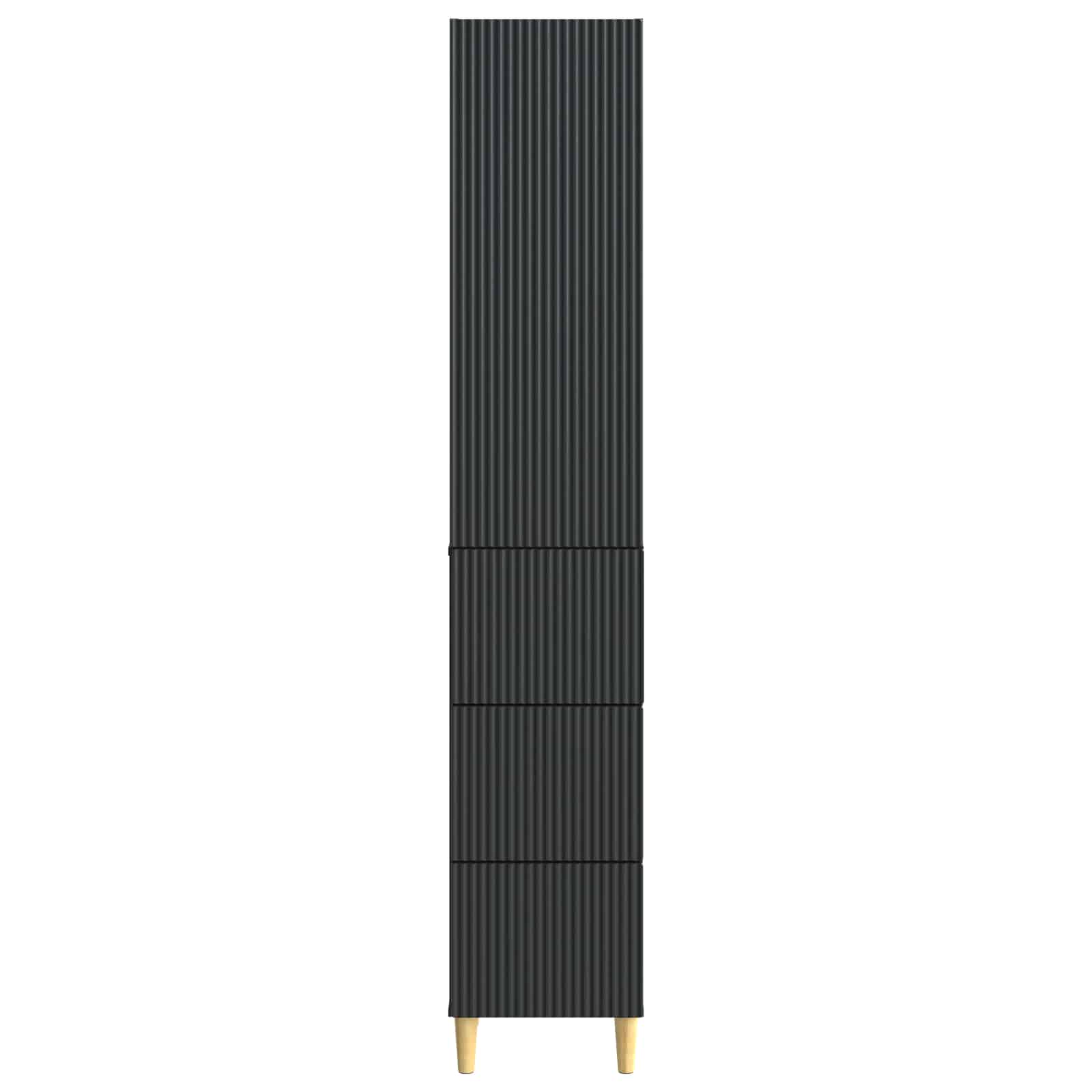 vidaXL Kastenset 2 pcs 33 x 34,5 x 90 cm Bewerkt hout