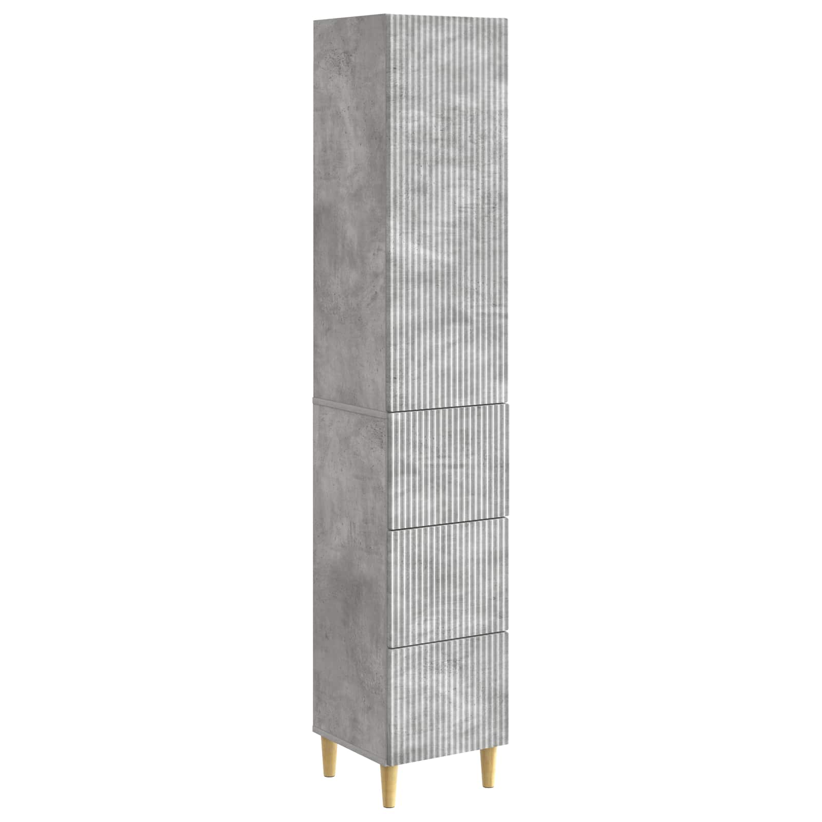 vidaXL Kastenset 2 pcs 33 x 34,5 x 90 cm Bewerkt hout