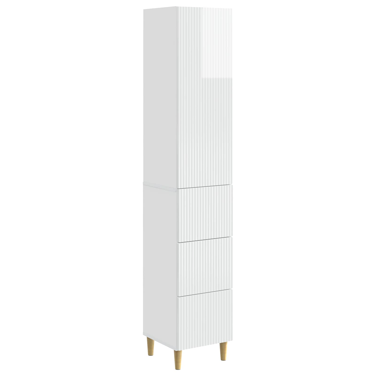 vidaXL Kastenset 2 pcs 33 x 34,5 x 90 cm Bewerkt hout