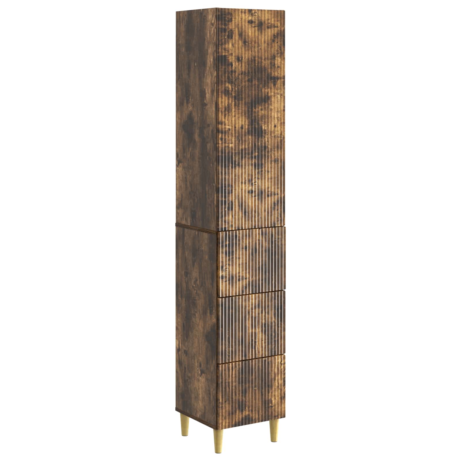 vidaXL Kastenset 2 pcs 33 x 34,5 x 90 cm Bewerkt hout