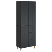 vidaXL Kastenset 2 pcs 66 x 34,5 x 90 cm Bewerkt hout
