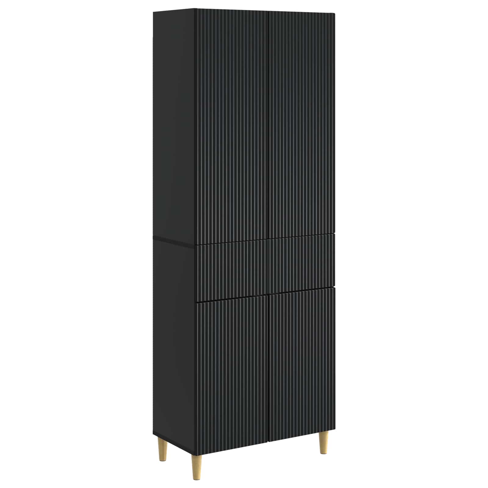 vidaXL Kastenset 2 pcs 66 x 34,5 x 90 cm Bewerkt hout