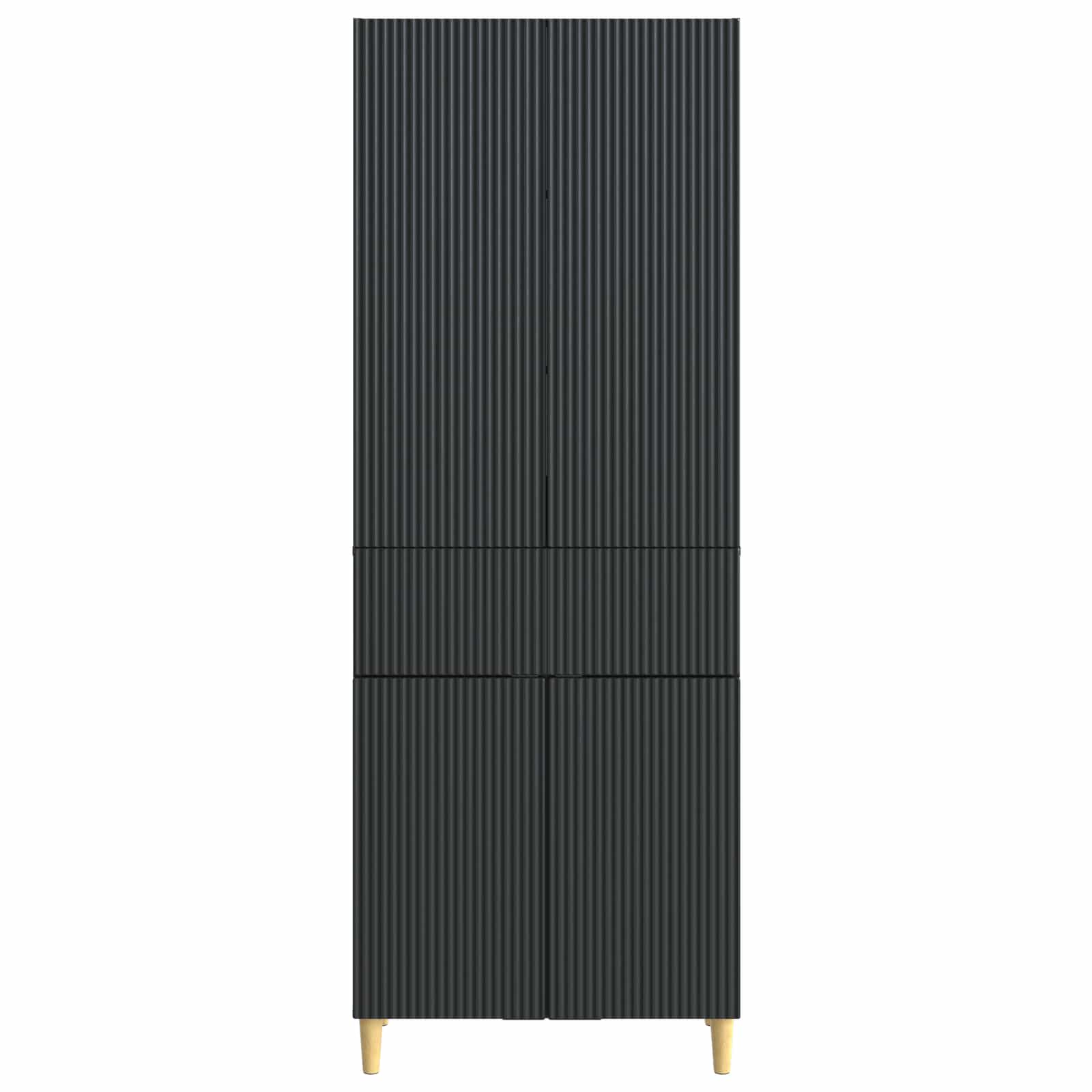 vidaXL Kastenset 2 pcs 66 x 34,5 x 90 cm Bewerkt hout