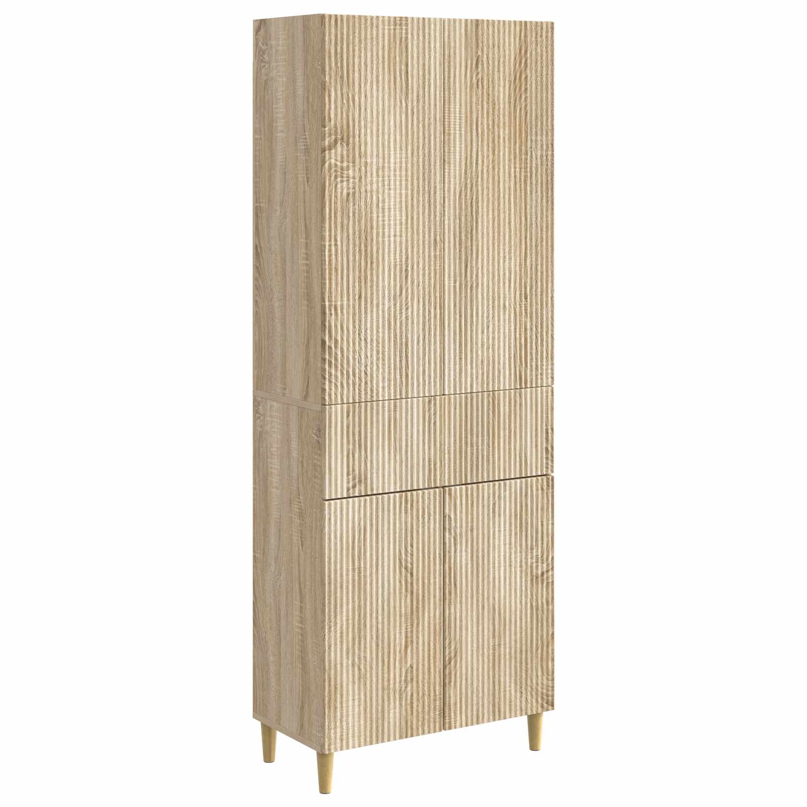 vidaXL Kastenset 2 pcs 66 x 34,5 x 90 cm Bewerkt hout