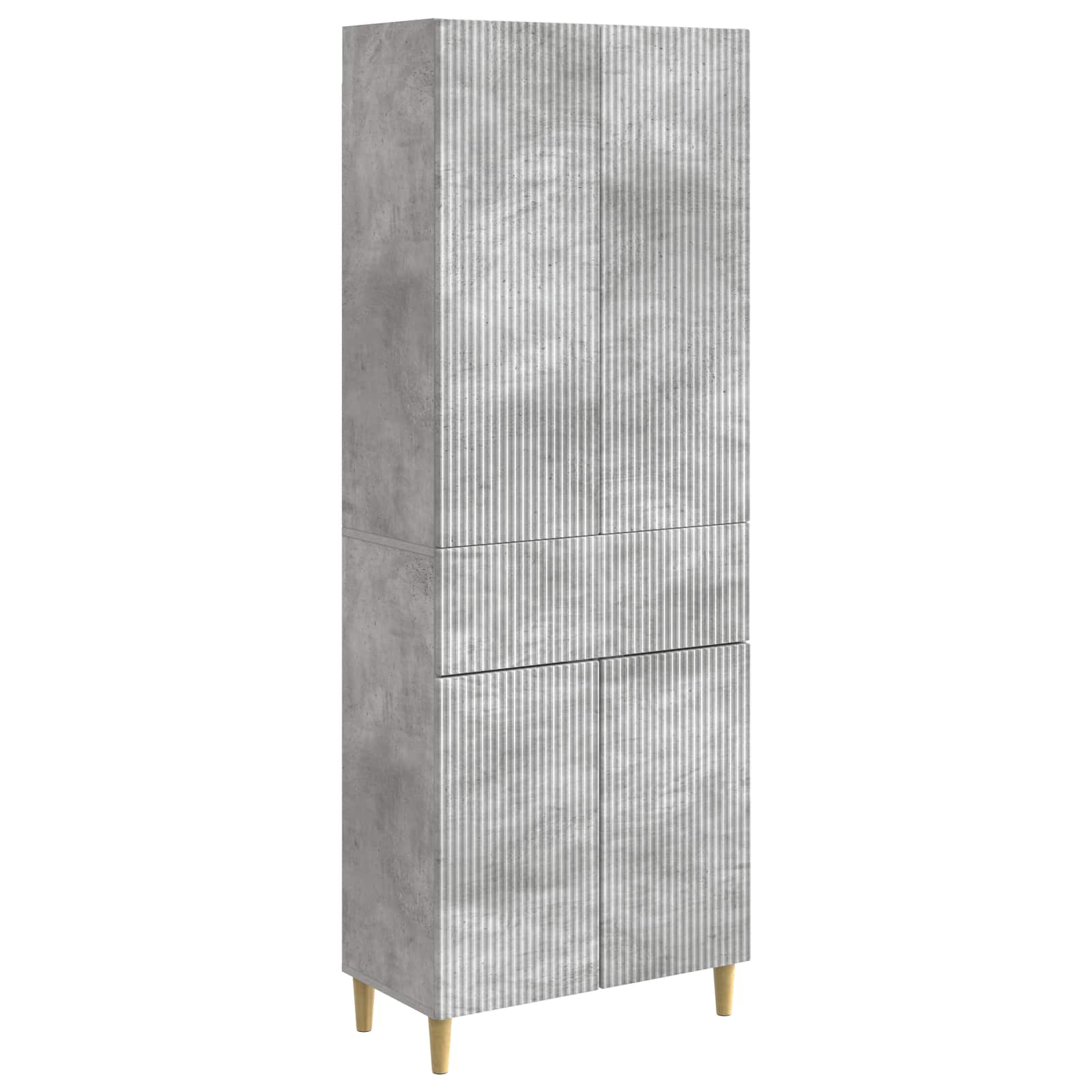 vidaXL Kastenset 2 pcs 66 x 34,5 x 90 cm Bewerkt hout