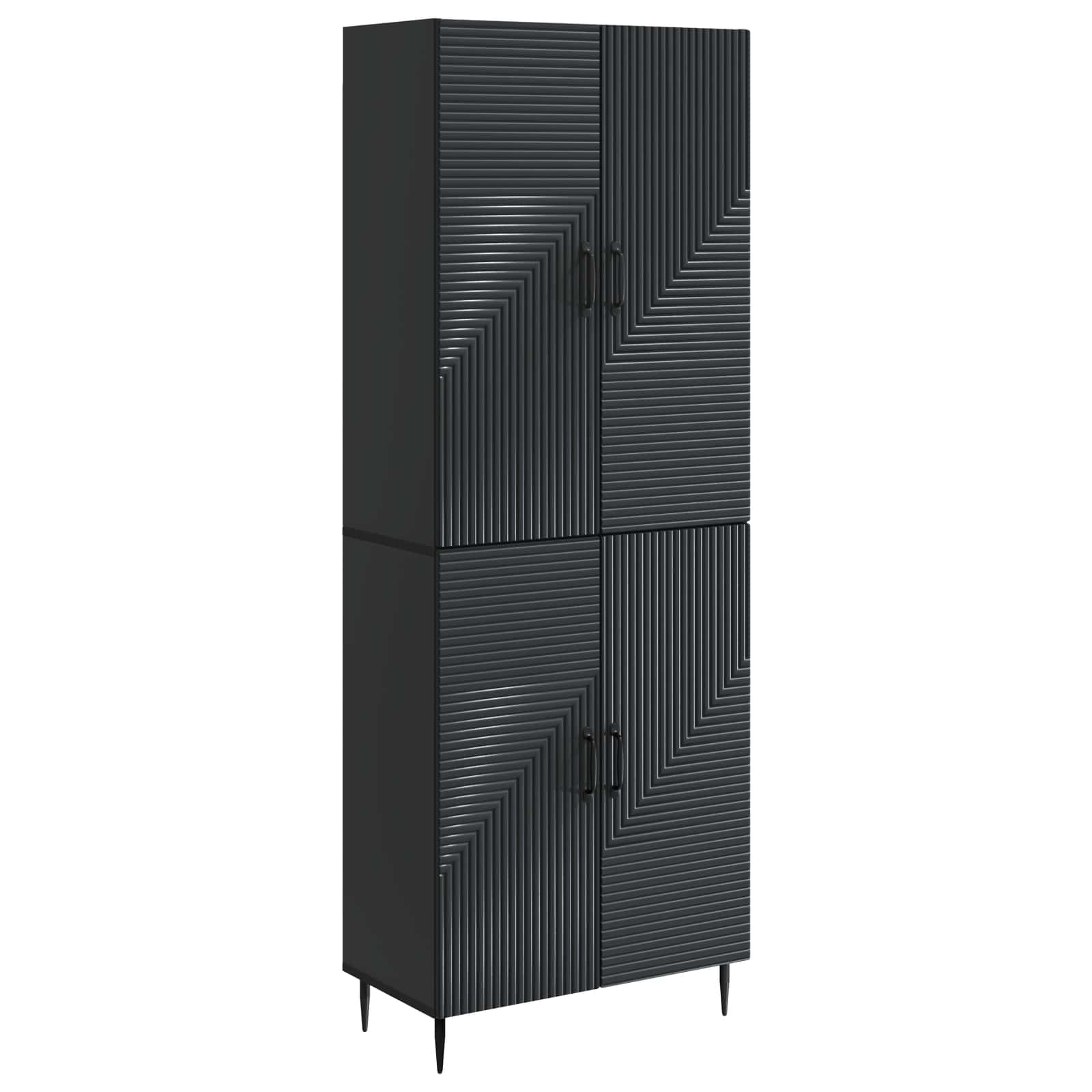 vidaXL Kastenset 2 pcs 66 x 34,5 x 89,5 cm Bewerkt hout
