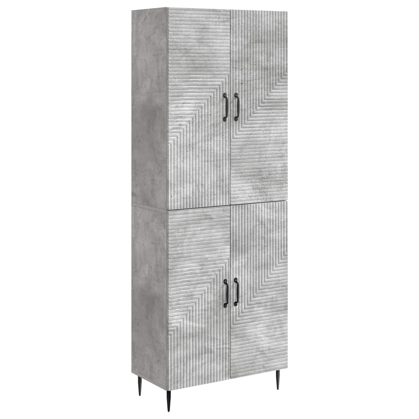 vidaXL Kastenset 2 pcs 66 x 34,5 x 89,5 cm Bewerkt hout