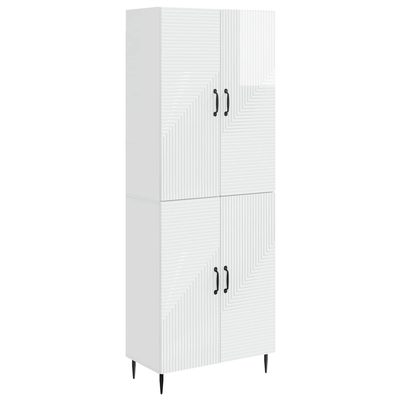vidaXL Kastenset 2 pcs 66 x 34,5 x 89,5 cm Bewerkt hout