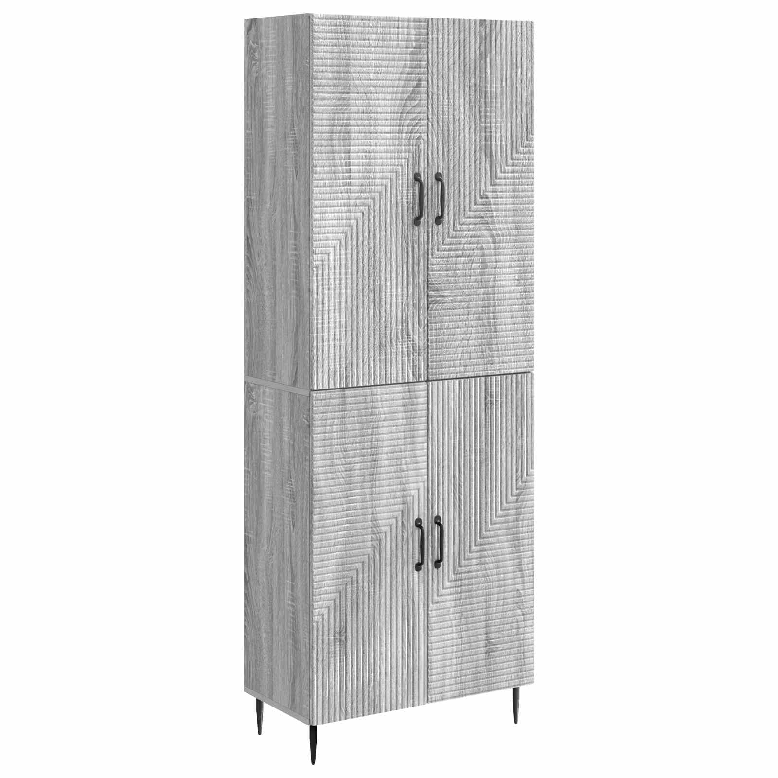 vidaXL Kastenset 2 pcs 66 x 34,5 x 89,5 cm Bewerkt hout